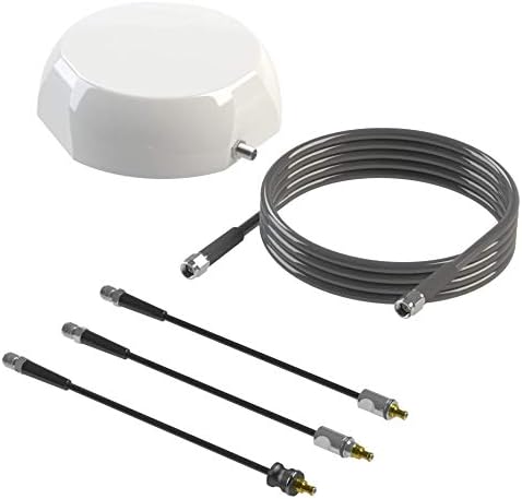 Thuraya Passive Mobile Antenna | Omnidirectional | High-Gain | Satcom | Rugged Design | Easy Mount | Marine | Vehicle Use (8m Cable)