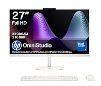 HP OmniStudio 27” All-in-One PC | Intel Core 7 240H | 24GB RAM | 1TB SSD
