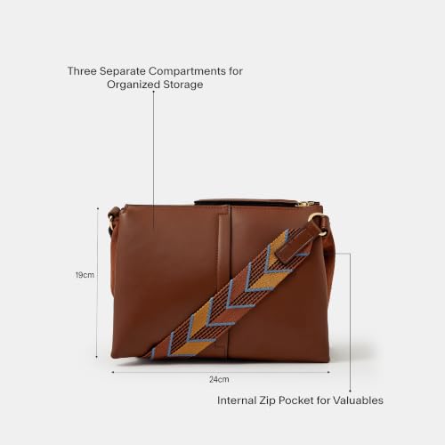 Accessorize brown sling bag – image 6