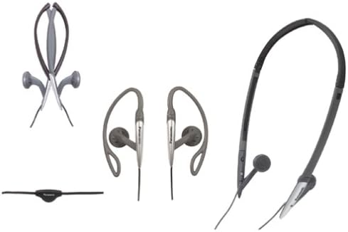 Panasonic RP-HX30 Super Lightweight 2-Way Style Headphones, Silver