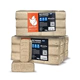 Holzbriketts RUF Original Blue - Weichholzbriketts Palette 20 kg (2x10 kg) - Premium Briketts f&uuml;r Kamin, Heizkessel & Ofen - Hoher Heizwert, geringer Aschegehalt & maximale Energieausbeute
