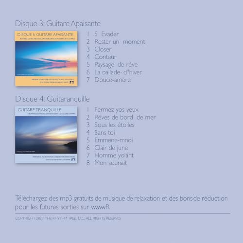 Coffret de 4 albums de guitare relaxante – Musique apaisante pour méditation, relaxation et sommeil – vue 4