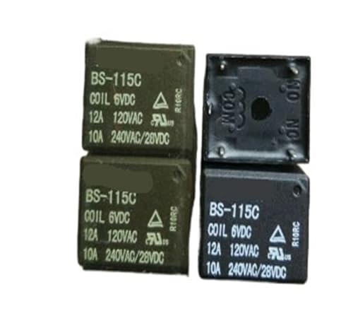 Relé de 5 pines BS-115C 6VDC para circuitos electrónicos y proyectos de automatización doméstica