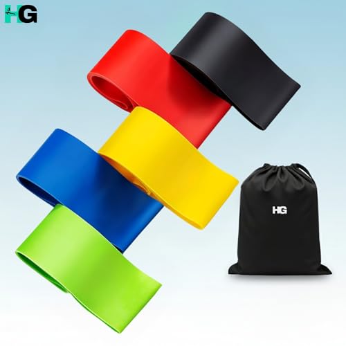 Image of Resistance Bands for Exercise Mini Loop Band for Gym Toning Exercise Resistance Bands Set Elastic Band Stretch Band for Workout Natural Latex Theraband Elastic, Multicolor