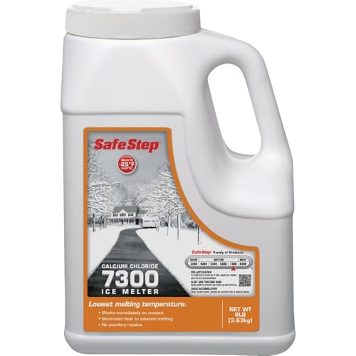 Safe Step Extreme 7300 Calcium Chloride Ice Melter, 8 lb Jug