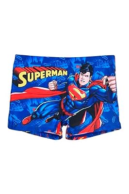 Superman Disfraz de baño, pantalón corto DC Comics para niño, turquesa, 4 años | Ya disponible en tu tienda friki favorita! En mundofriki.es! Superman Disfraz de baño, pantalón corto DC Comics para niño, turquesa, 4 años | Ya disponible en tu tienda friki favorita! En mundofriki.es!