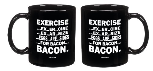 Funny Guy Mugs Eggs Are Sides For Bacon Ceramic Coffee Mug 11Oz - Funny Coffee Mug For Women And Men - Novelty Coffee Cup With Sayings - Perfect Gag Gift For Friends Coworker Boss Birthday Christmas #TOP4