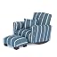Slate Blue Stripe