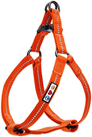 Pawtitas Extra Small Dog Harness Reflective Dog Harness Adjustable Puppy Harness XS Green Dog Harness