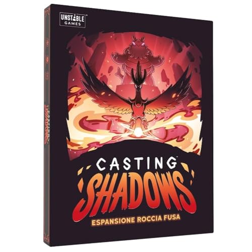 Asmodee Casting Shadows Rock Fusa, Expansion of the Board Game, 10+ Years, 2-6 Players, Italian Edition