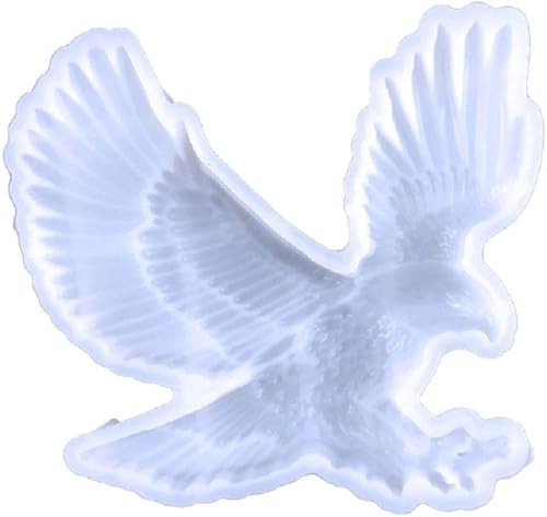 Molde de resina de águila para colgar en la pared, molde de silicona de resina epoxi animal para gabinetes, adornos de pared, decoración del hogar,