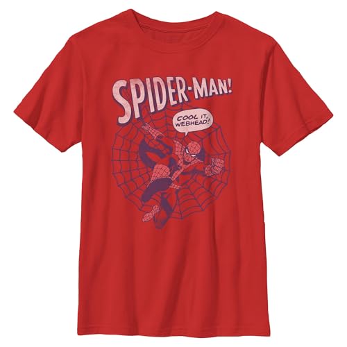 Marvel Boy's Spider-Man Cool It Webhead T-Shirt