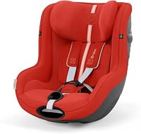 CYBEX Gold Kinder-Autositz Sirona G i-Size Plus und ISOFIX Basis Base G, Ab ca. 3 Monaten bis 4 Jahre, Max. 19 kg, 61-105 cm (Ab Geburt / 40 cm mit Neugeboreneneinlage), Hibiscus Red – Ansicht 3