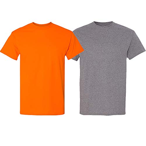 Image of 5.6 oz. 50 /50 T-Shirt (G800) Safety Green, 5XL