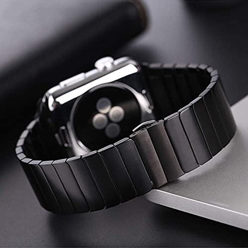 Bracelet de montre en acier inoxydable résistant avec fermoir papillon 40mm - 2