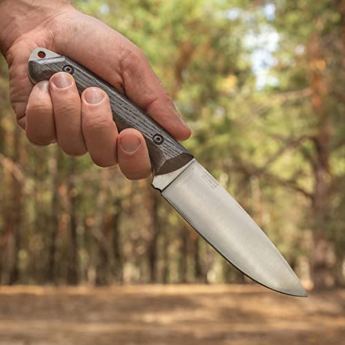 Bps Knives Savage - Sharp Blade Bushcraft Knife - Carbon Steel Fixed Blade Knife With Leather Sheath - Camping Knives - Outdoor Full Tang Knife - Survival Tactical Camp Knife #TOP6