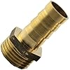 Metric M16X1.5 Male to Barb Hose ID 1/2 Brass Adapter Fitting