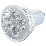 Bombilla Lampara GU10 4 LED Luz Blanco 4W 7000K Bajo Consumo Oficina