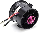 Powerfun CW CCW EDF 70mm Pro CCW 12 Blades Ducted Fan with RC Brushless Motor 2800KV 4S Balance Tested for CCW EDF 4S RC Jet Airplane