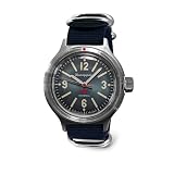 Vostok | Komandirskie 280684 Sea Captain Automatic Diver Orologio da polso, 17J_arancione, Militare