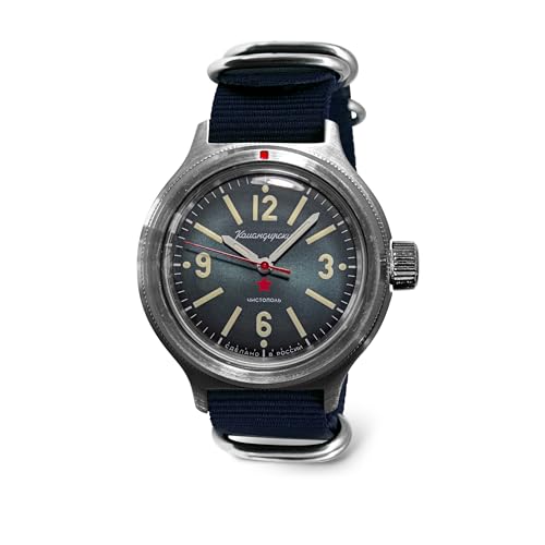 Montre de plongée Vostok Komandirskie 280684 Sea Captain automatique orange militaire
