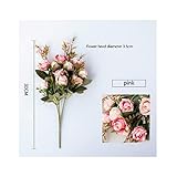 krepp seidenchiffon * Produktgröße: Gesamtlänge 30cm, Blütenkopfdurchmesser 3,5cm.