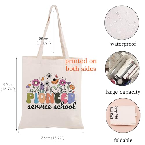 JNIAP Pioneer Service Tote Bag JW Pioneer Gift Jehovah Witness Gift Best Life Ever Gift (Service) - Thumbnail 2