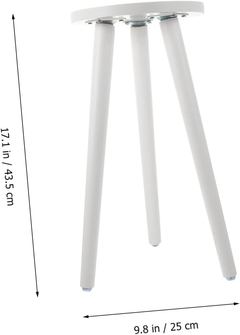 DECHOUS 1Pc Wooden Plant Stand for Indoor and Outdoor Use Succulent Flower Pot Rack Modern Design Height for Balcony Garden and Office Decor