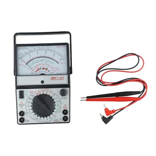 Multimètre analogique MF-47 HpLive voltmètre ampèremètre et ohmmètre de précision pour test de batterie