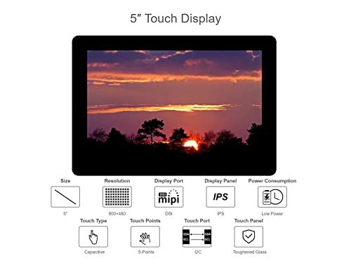 Écran tactile DSI 5 pouces pour Raspberry Pi par IBest - 2