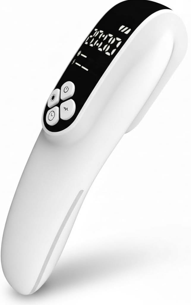 Portable Handheld Device - Rechargeable Cordless Unit with Adjustable Timer and Intensity Levels - Personal Home Gadget with Strap