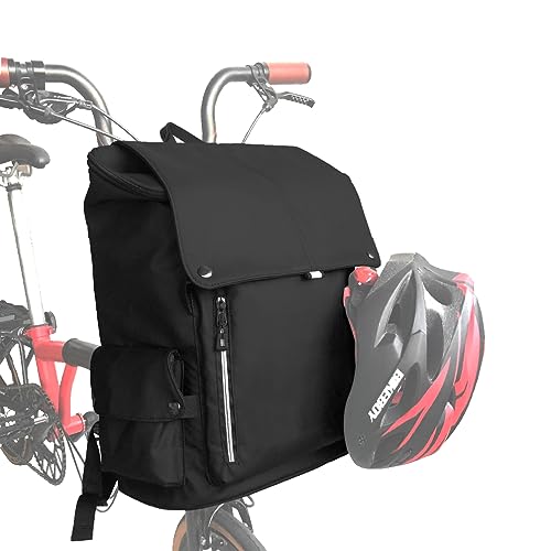 Brompton 純正バック リュック型 船橋×BROMPTON】リュックタイプのバッグがあります！両手が空い