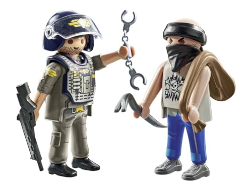 Jeu De Construction Policier Et Bandit Playmobil - vue 5