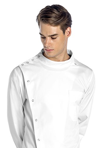 Dr. James Unisex Lab Coat, Classic Fit, Howie Style, White, 43 Inch Length (3X-Large) - Thumbnail 4
