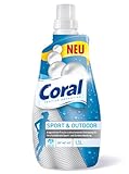 Coral Sport & Outdoor Flüssig-Waschmittel, 20WL, 1,5L, 3er Pack (3 x 1.5 l)