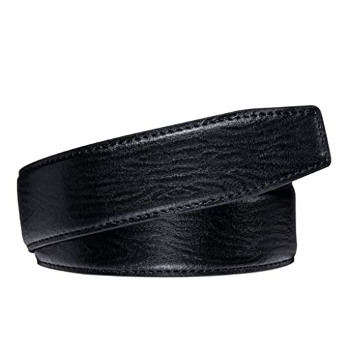 JSEIAJB Business Belt Black Leather Strap Male Belt Automatic Buckle Belts For Men Girdle Belts For Jeans4
