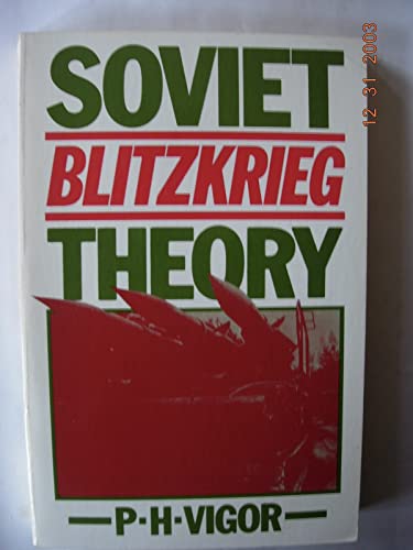 Soviet Blitzkrieg Theory 031274756X Book Cover