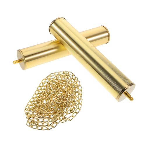 NOLITOY 属製軽量空洞落地時計装飾錘 ペンデュラムパーツ 簡単取付け可能 機械式掛時計対応 インテリア洗練空間演出