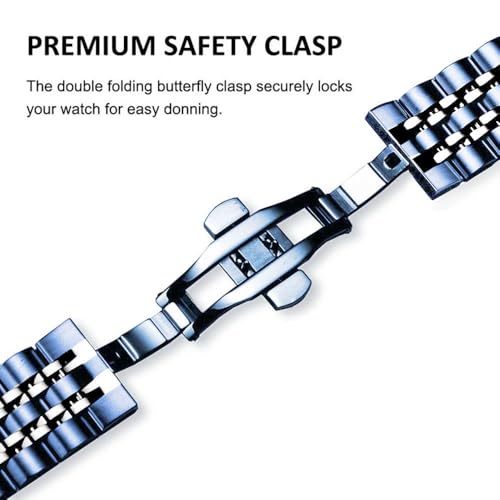 Correa metálica 20 mm para Galaxy Watch y Huawei GT3 miniatura 5
