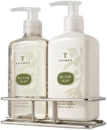 Thymes Sink Set, Olive Leaf, 8.25-Ounce Bottle