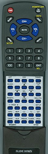 Replacement Remote Control for Anthem MRX300 Main, MRX500 Main, MRX700 Main