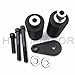HTTMT MT219-023-BK No Cut Frame Slider Protector Compatible with 2003-2005 YZF R6 2006-2009 R6S BLK