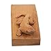 Produktbild NOVICA Wood Door Stopper, Handy Gecko in Brown' Türstopper, braun