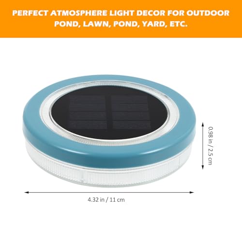 Luz Solar Flotante verde con encendido automático y resistencia al agua para piscina 3