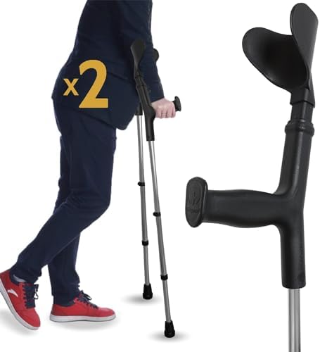 OrtoPrime Muletas Adulto Regulables aluminio PACK 2 UNIDADES - Mu...