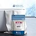 Dry Skin Bath Salt 128 Ounces Epsom Salt with Natural Geranium, Lavender, Ylang Ylang, and Lemon Essential Oils Plus Vitamin C in BPA Free Pouch with Easy Press-Lock Seal