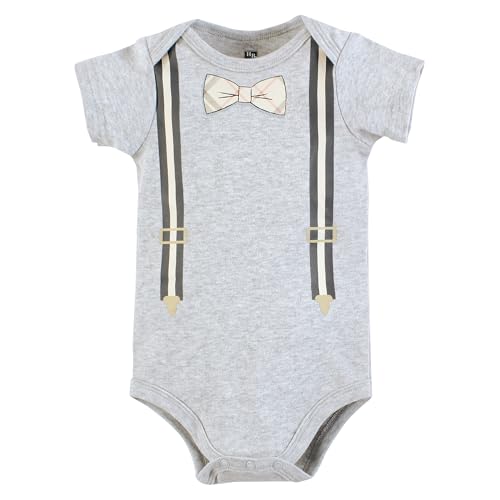Image of Hudson Baby Unisex Baby Cotton Bodysuit, Pant and Shoe Set