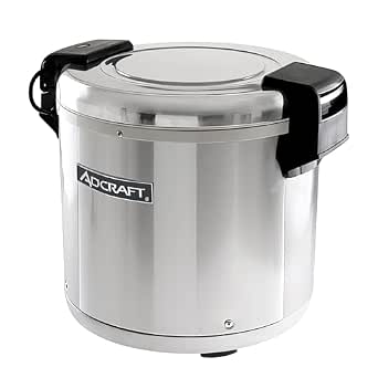 Adcraft RW-E50 50-Cup Rice Warmer with Removable Inner Pot