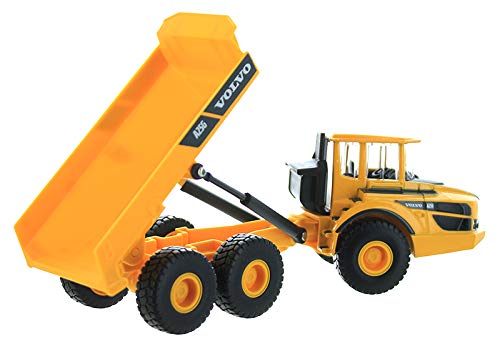 Buy Bburago 1/50 Volvo A25G Dump Metal Truck,Yellow, Kids