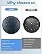 Regentrommel-Set, Outdoor-Garten-Regentrommel, 15,2 cm, 8 Töne, Stahlzungentrommel, Handpan-Instrument, Meditationstrommel, Musik-Glockeninstrument (Dunkelblau)